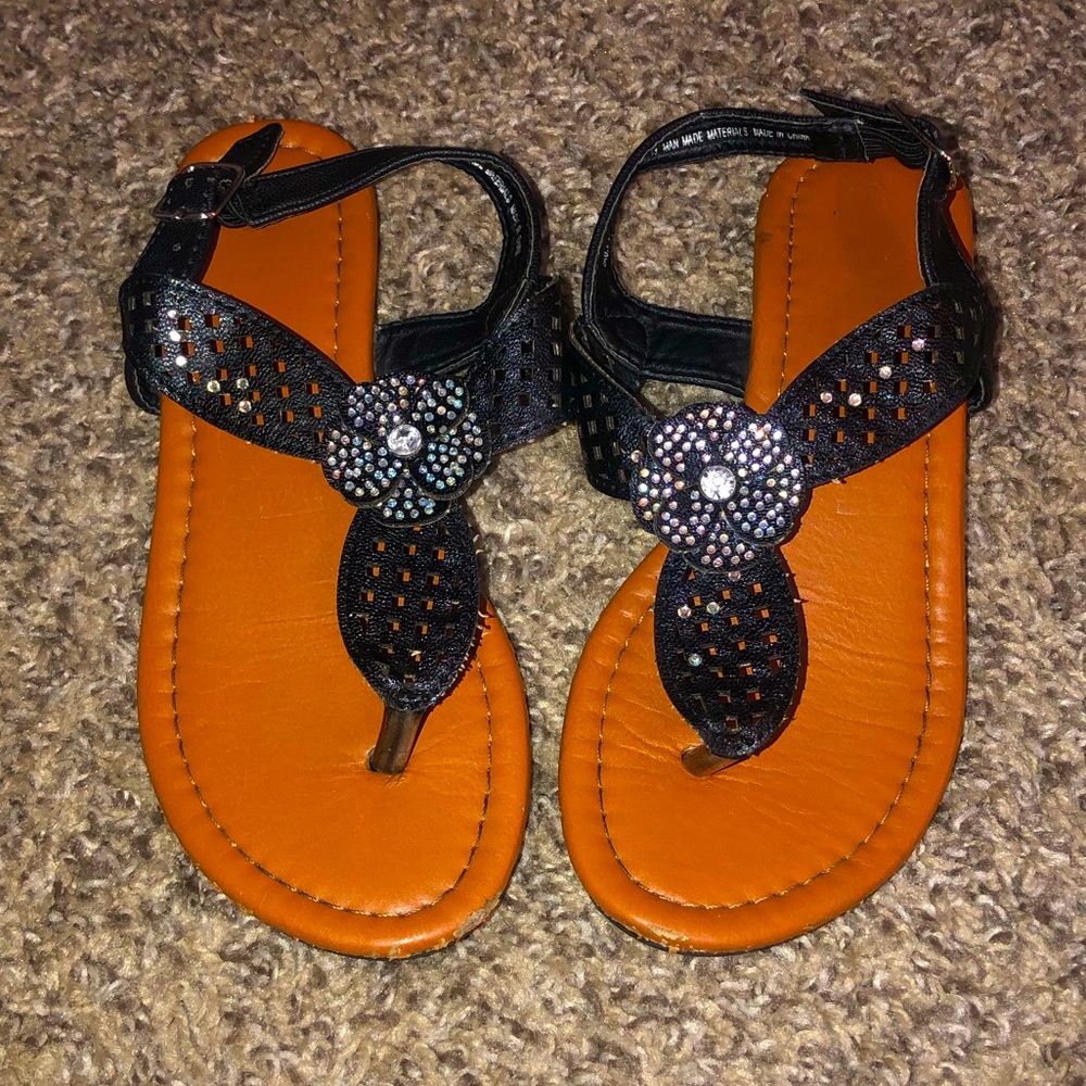 Black girls sandals